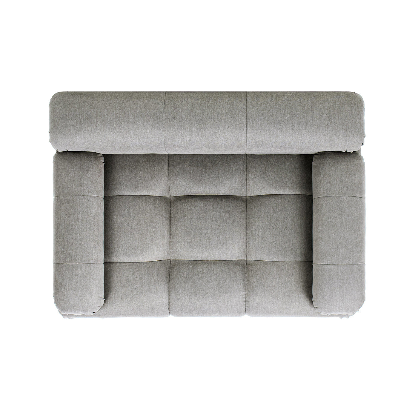Velvet Pet Sofa with Bolstered Arms, Gray, Small to Medium Dogs