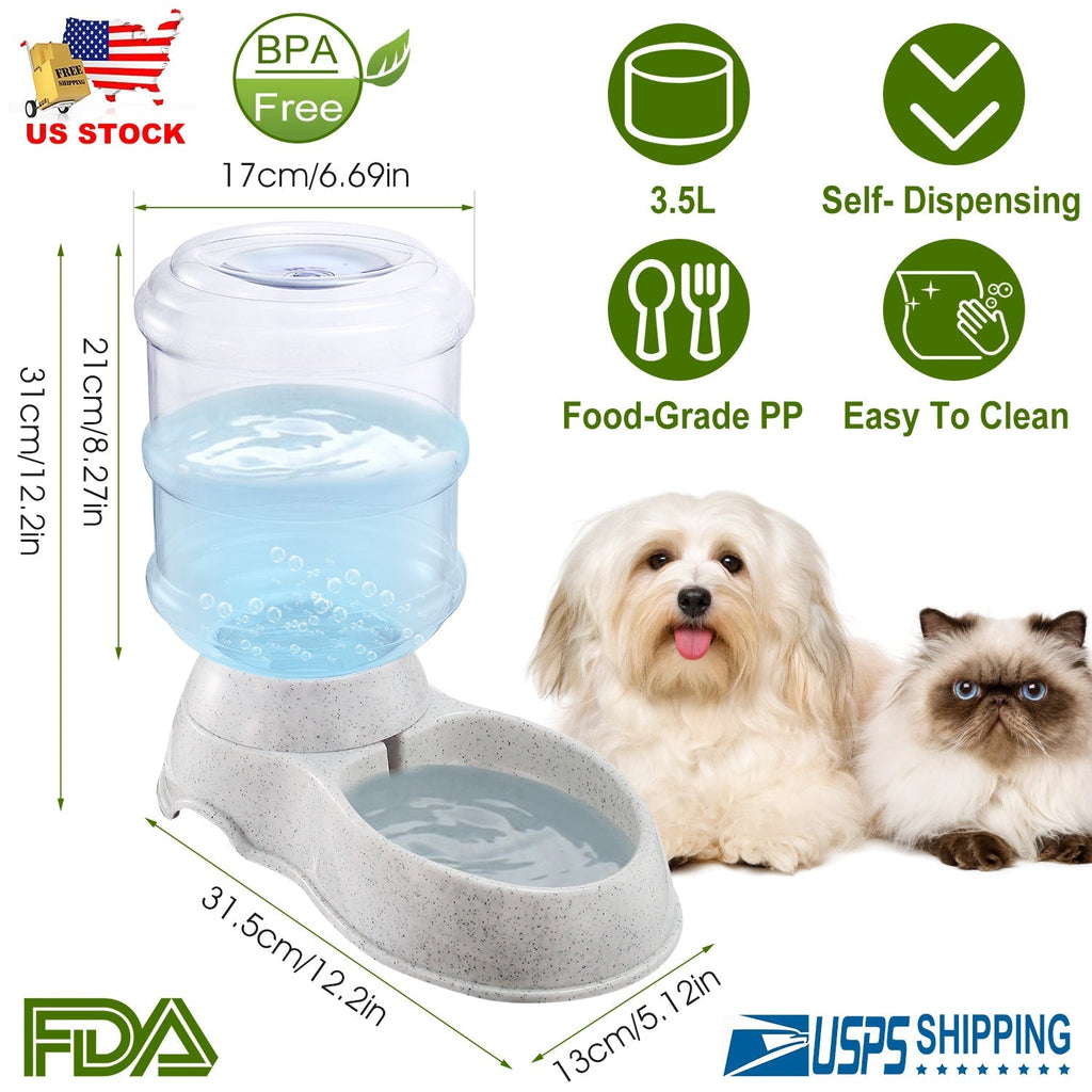 Automatic Pet Water Dispenser, 3.5L for Cats and Dogs
