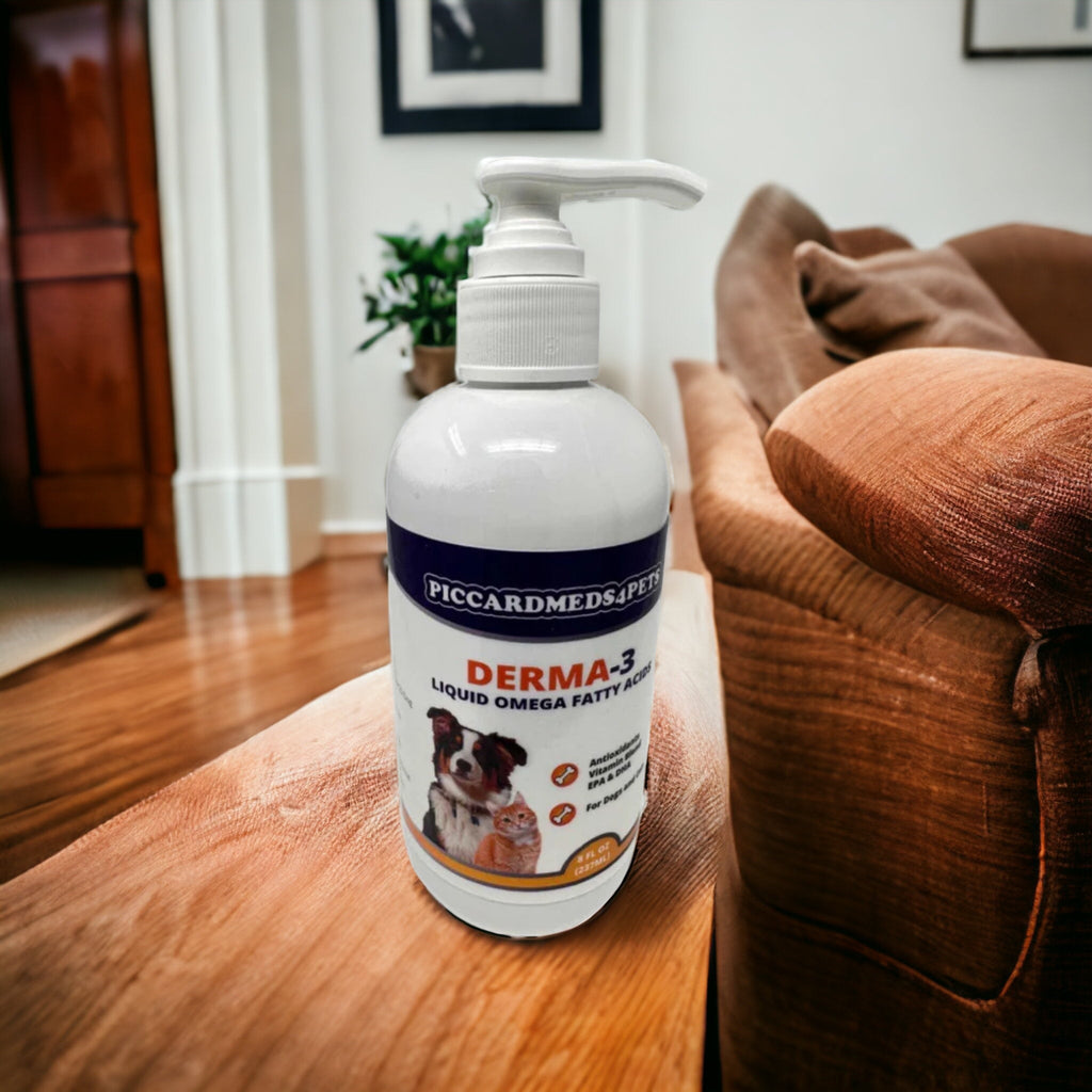 Derma-3 Liquid Skin & Coat Supplement for Dogs and Cats 19–100 lbs