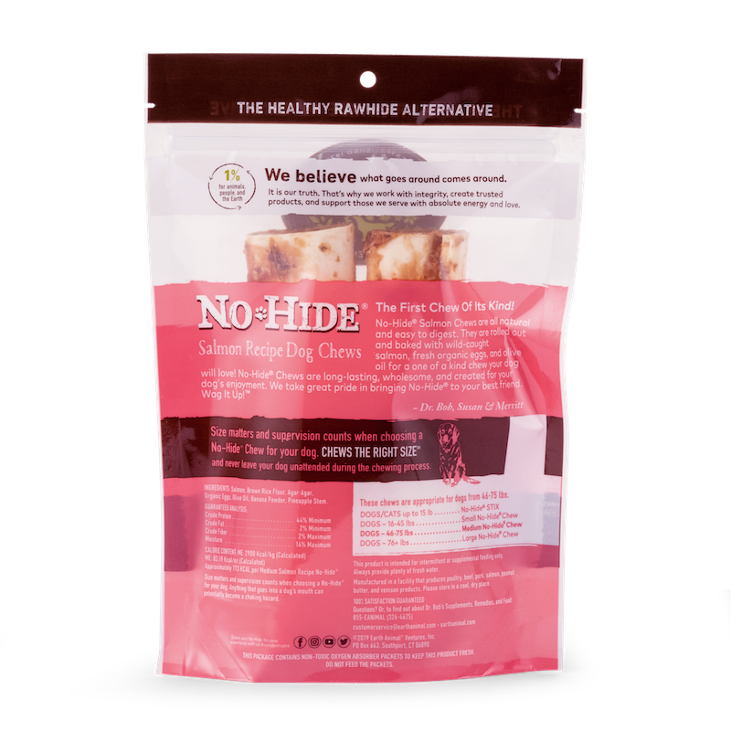 Wild-Caught Salmon Dog Chew Roll – Rawhide-Free