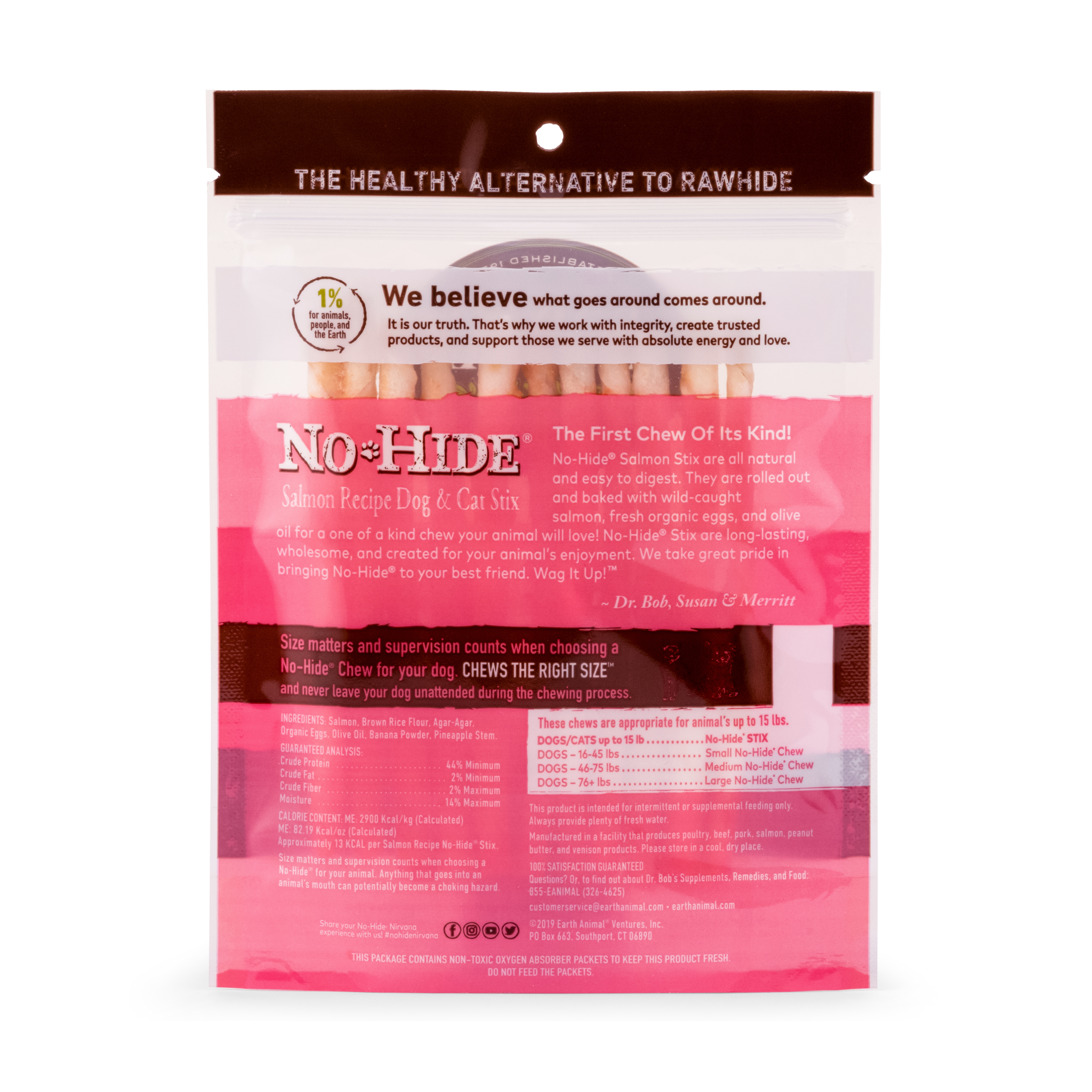 Stix Wild-Caught Salmon Chews for Small Dogs & Cats