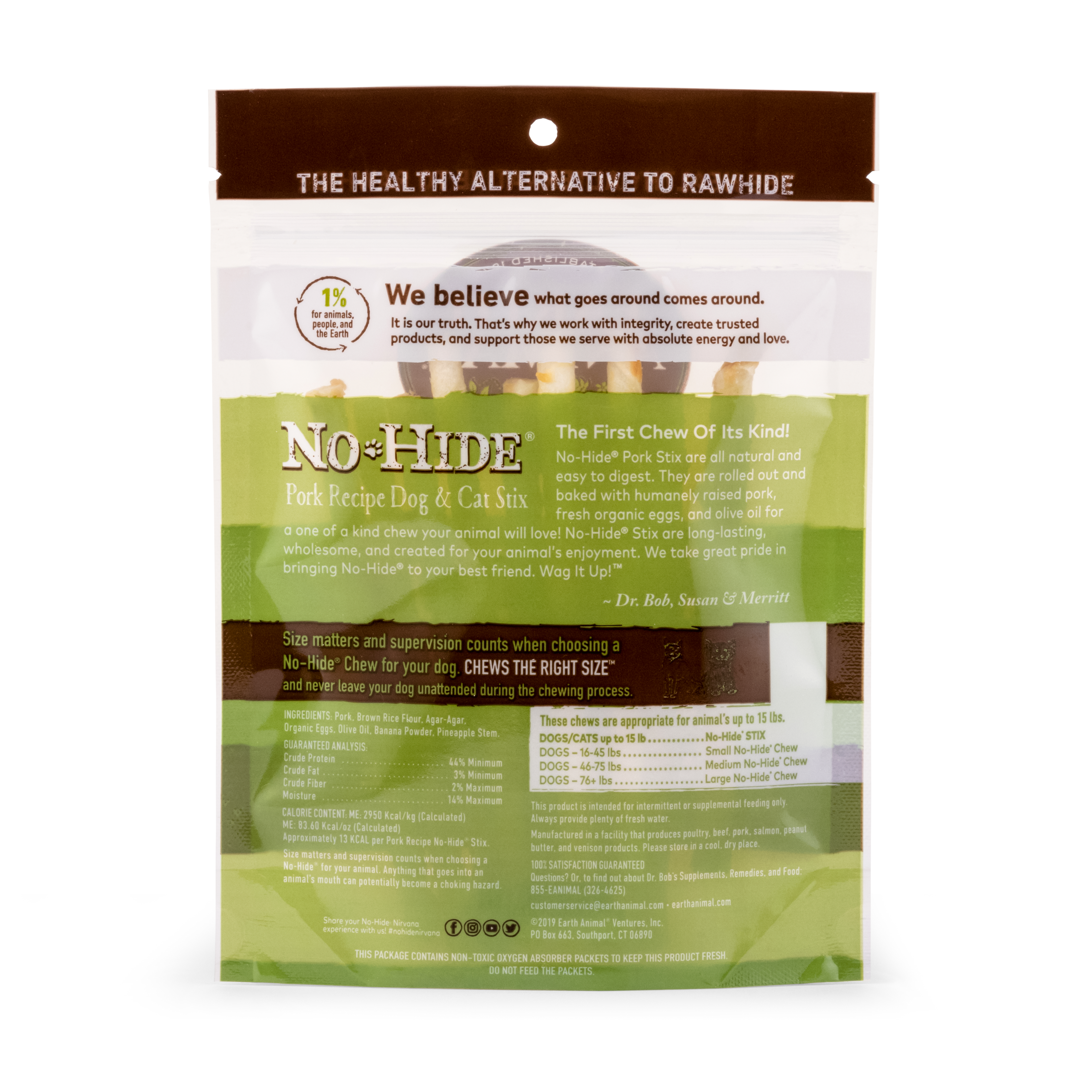 Stix Chews for Small Dogs & Cats with Humanely Raised Pork