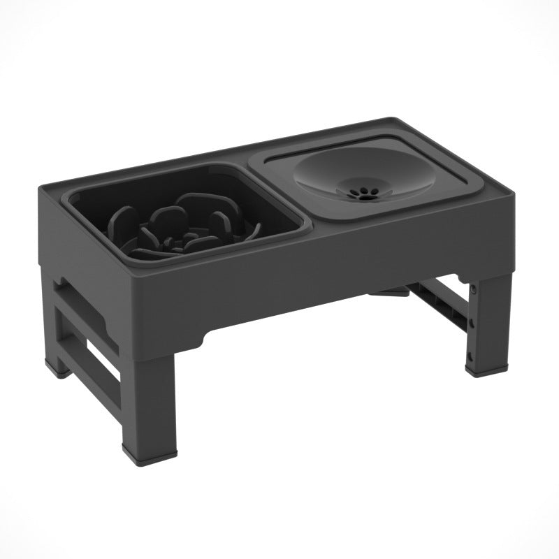 Adjustable Folding Pet Table for Dogs, Black or Gray