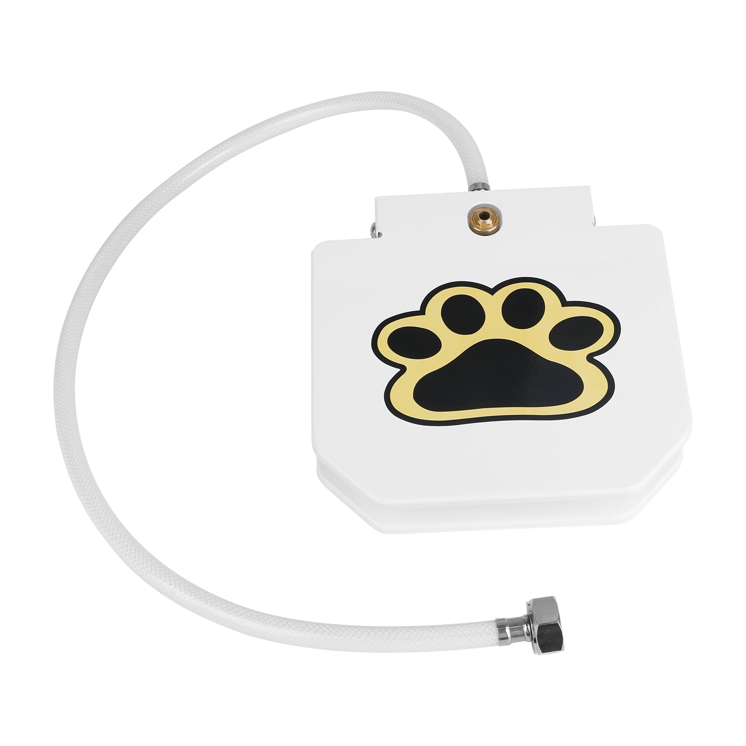 Step-On Outdoor Dog Water Fountain with Paw Pedal
