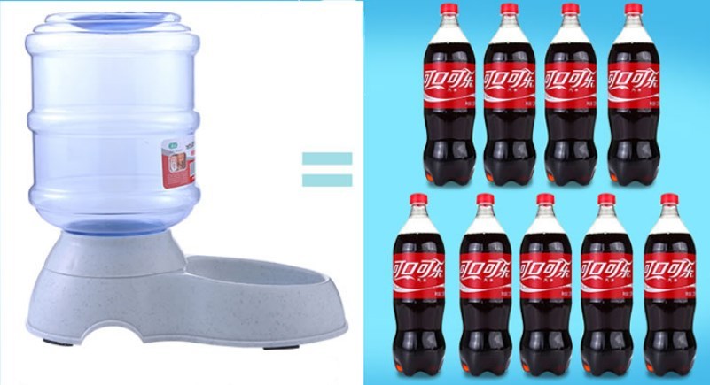 Automatic Pet Feeder or Water Dispenser, Food-Grade PP, 3.5L or 11L