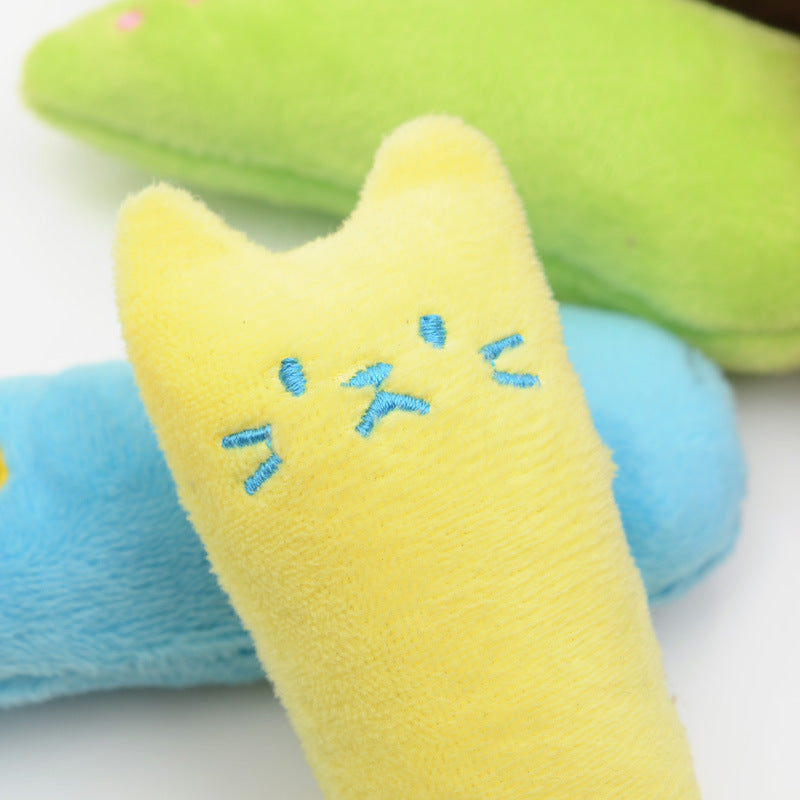 Plush Lightweight Pet Toy, Semi-Closed Design, 10 x 4.5 cm