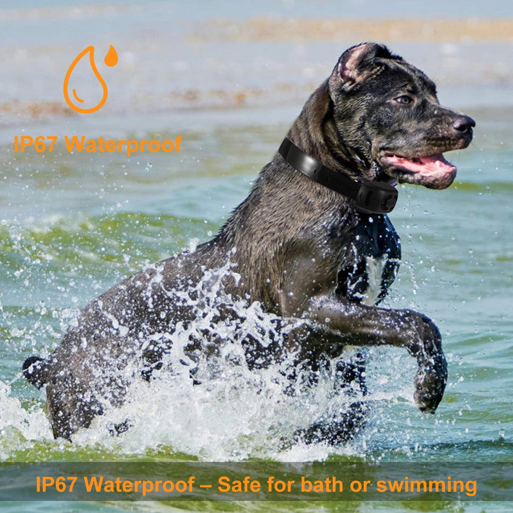 Waterproof Dog Bark Collar with Remote and Adjustable Modes
