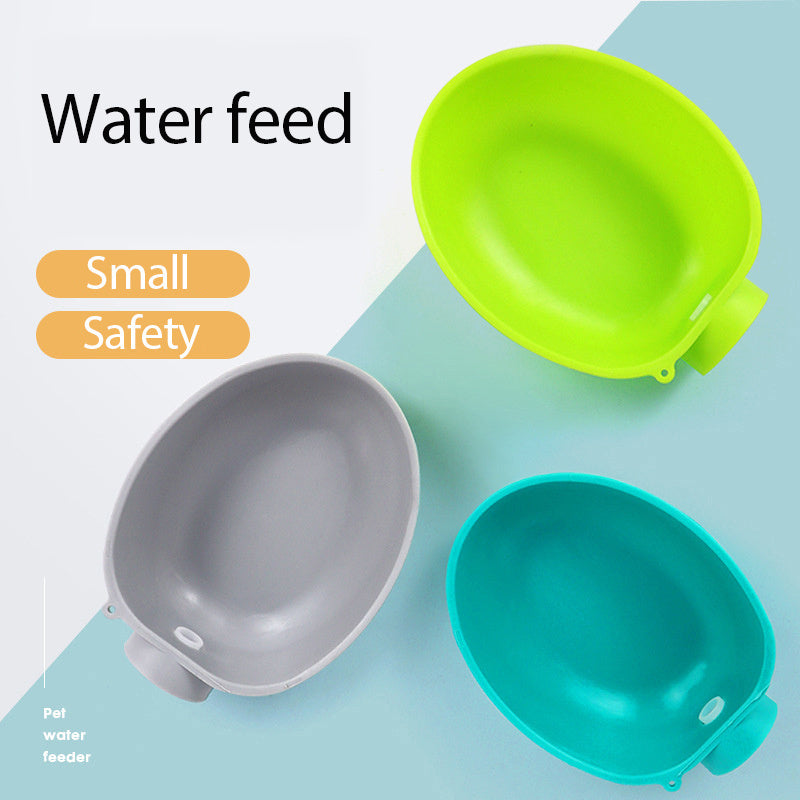 Portable Pet Water Feeder, Compact Travel Bottle, 125 x 95 x 40 mm