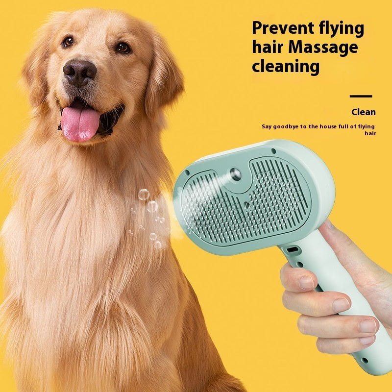 Plastic Dog Grooming Comb – White, Green, or Pink