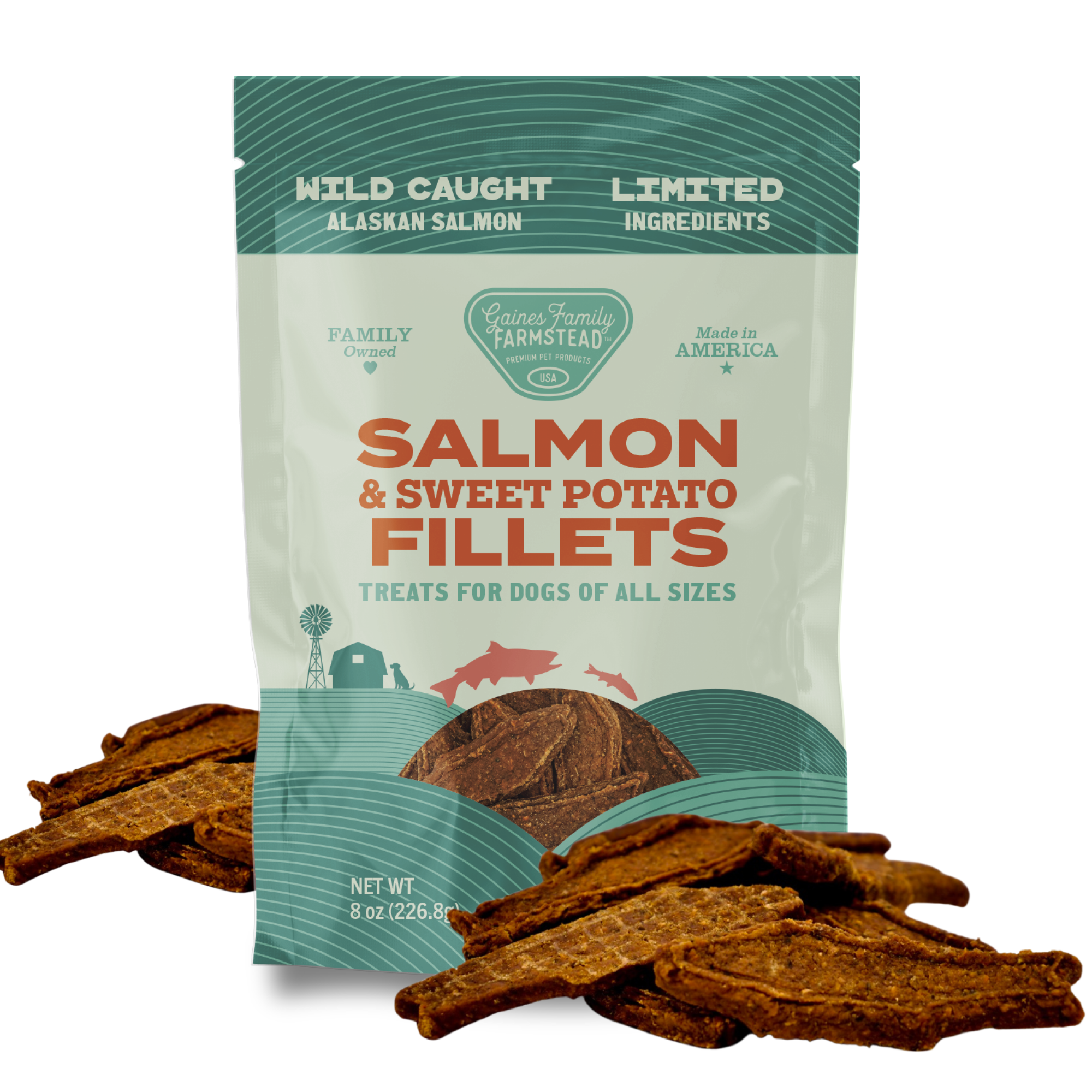 Salmon & Sweet Potato Fillet Dog Treats
