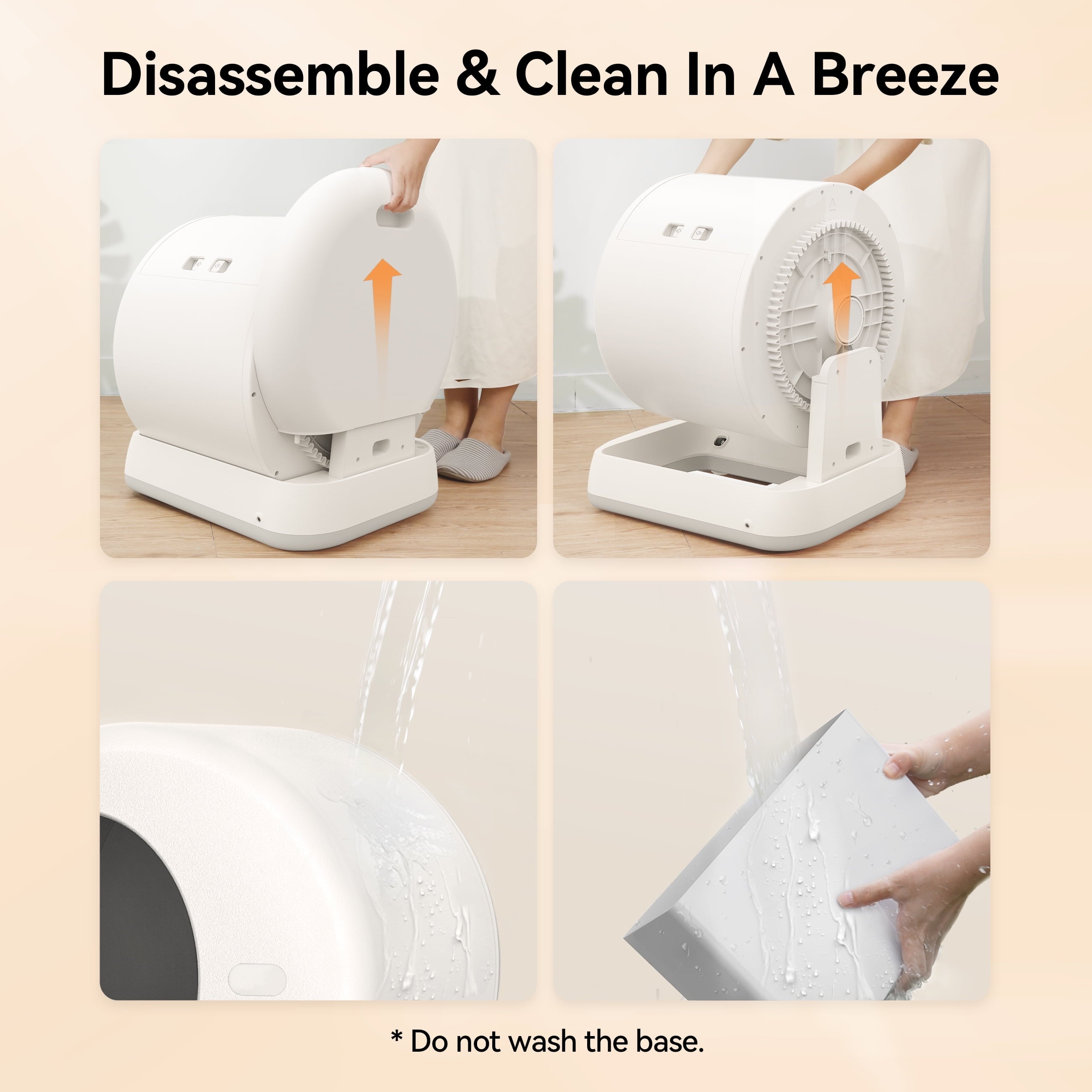 Smart Automatic Self-Cleaning Cat Litter Box with App Control