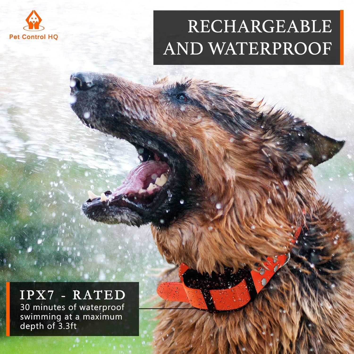 Hybrid Wireless and Underground Dog Fence for Large Yards, 2 Collars