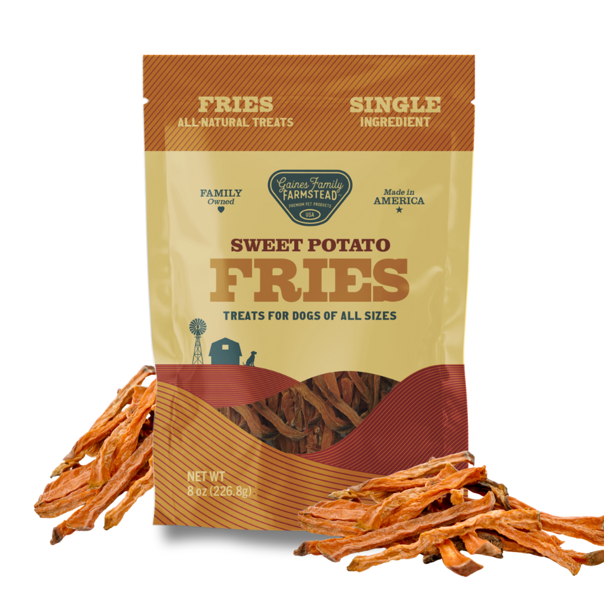 Baked Sweet Potato Dog Treats – Single Ingredient