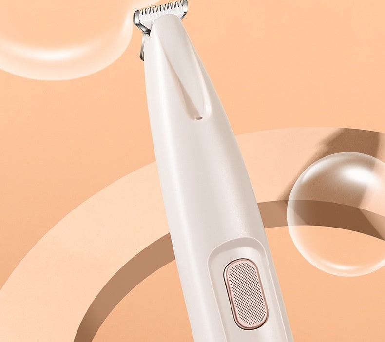 Dog Paw Trimmer with LED Light and Smart Display, White