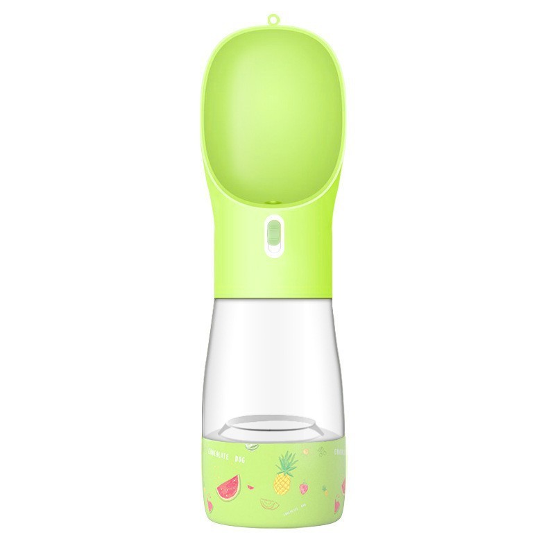 Portable Pet Water Bottle, Plastic, 458ml, for Dogs and Cats