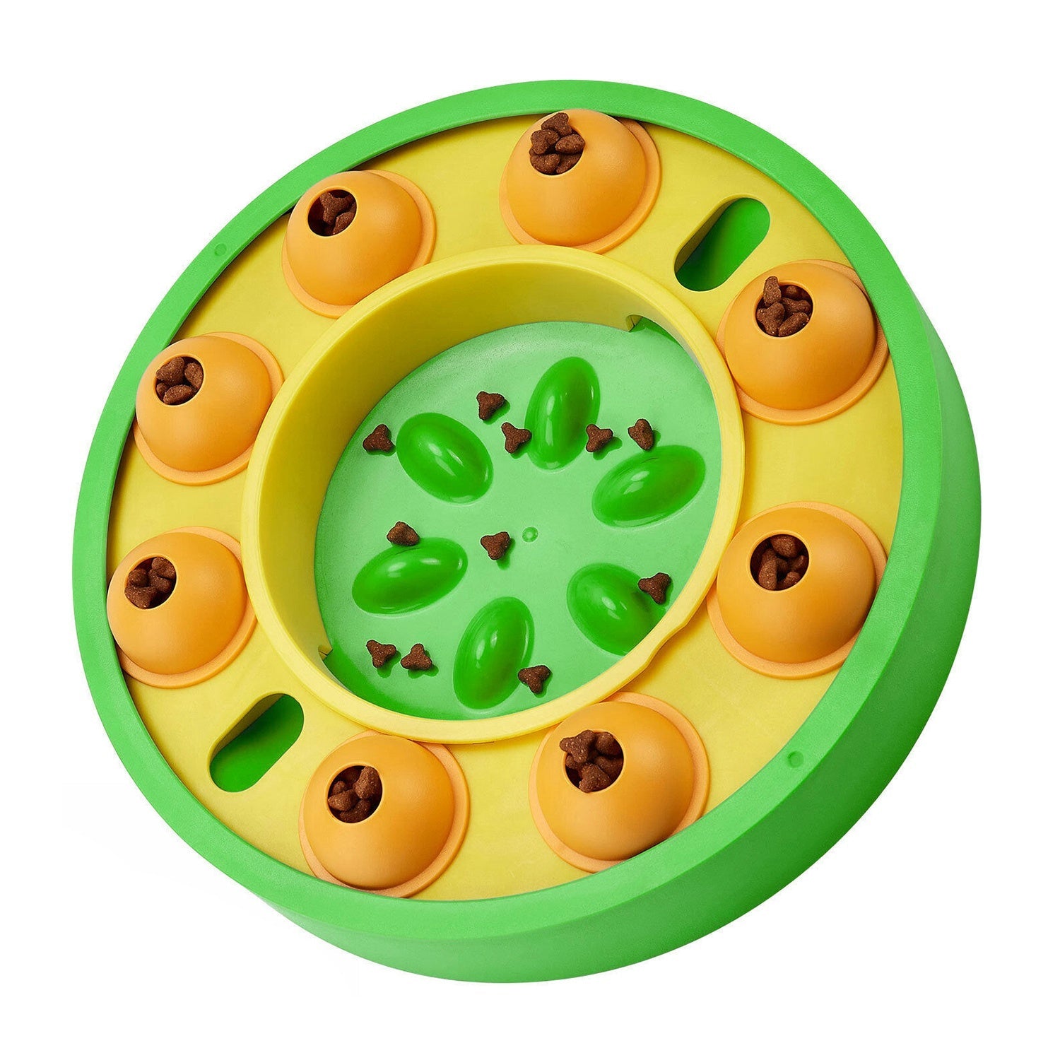 Interactive Dog Puzzle Food Feeder for Slow Eating and Mental Stimulation