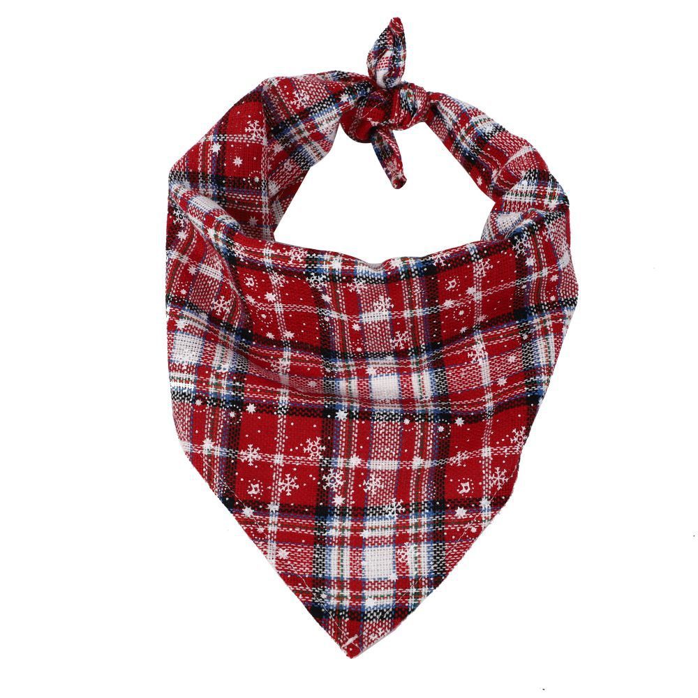 Festive Holiday Bandana for Puppies and Small Dogs, 60 x 45 cm