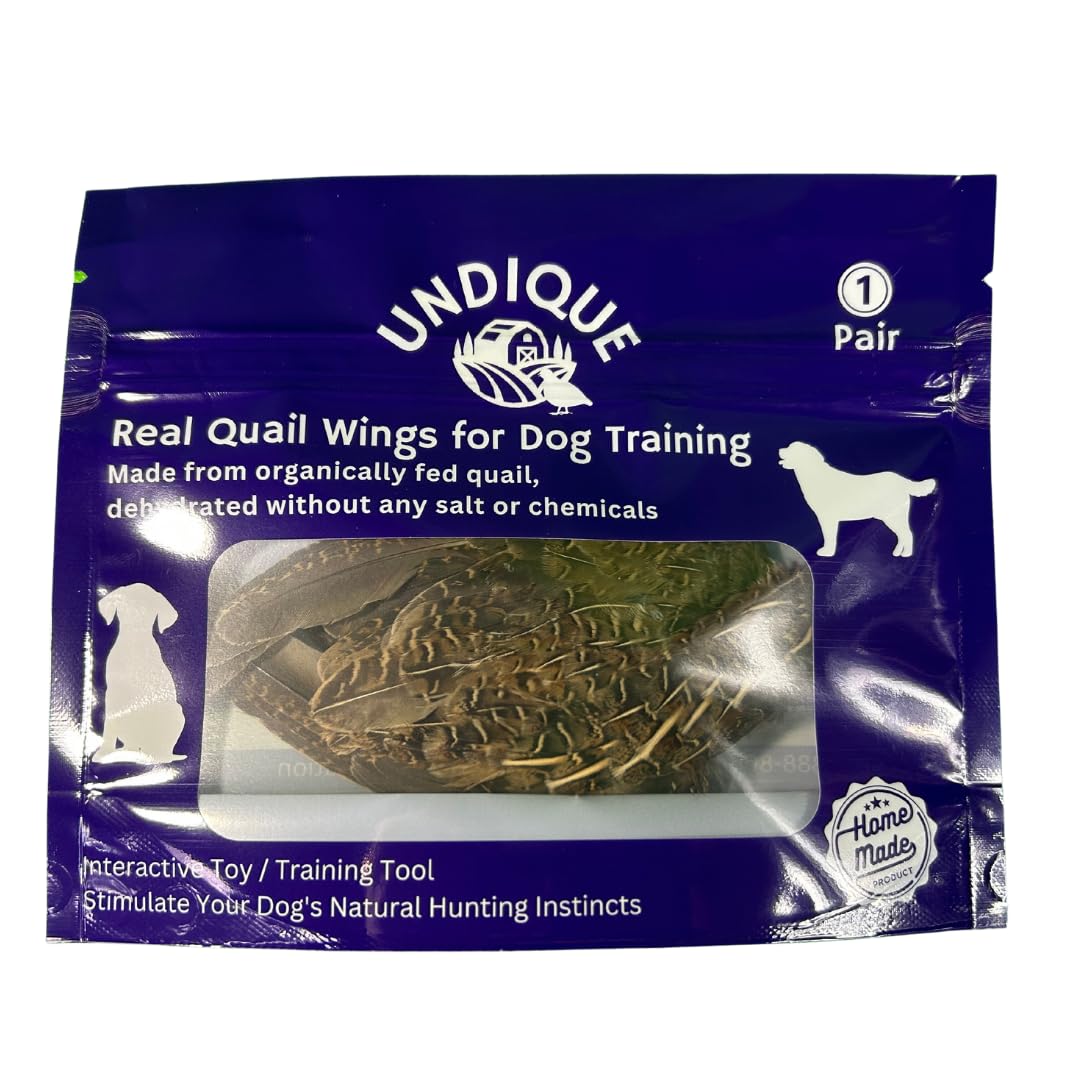 Dehydrated Quail Wings for Dog Scent and Retrieval Training