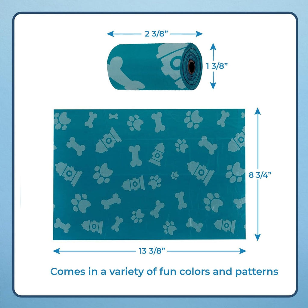 Dog Waste Bag Roll Replacements for Refuse Cleanup