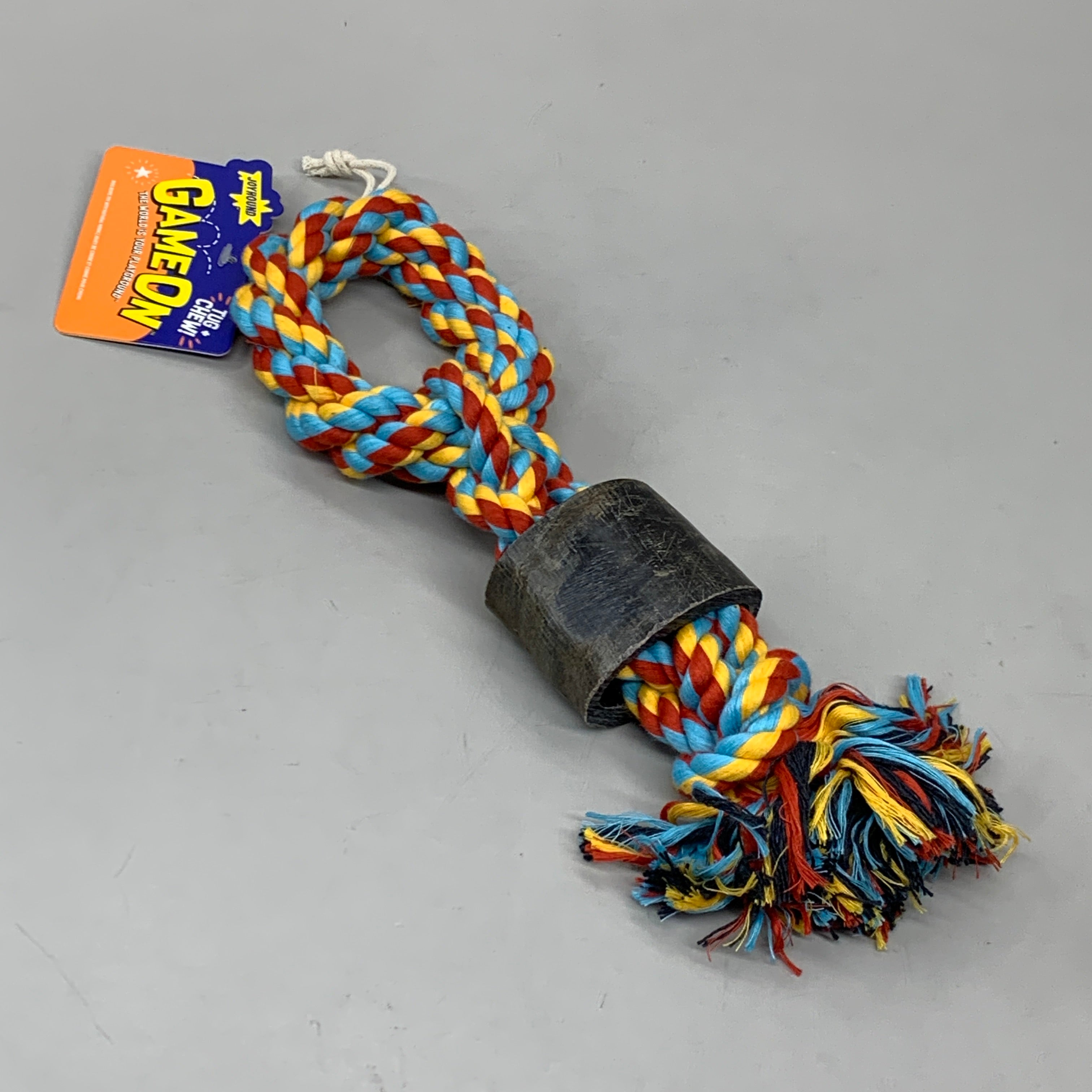JOYHOUND Rope and Water Buffalo Horn Dog Toy 2-Pack