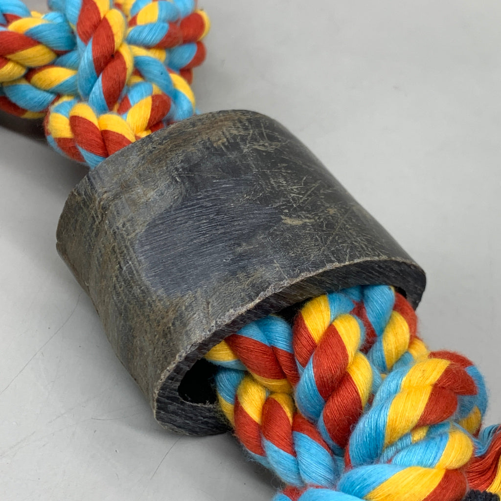 JOYHOUND Rope and Water Buffalo Horn Dog Toy 2-Pack