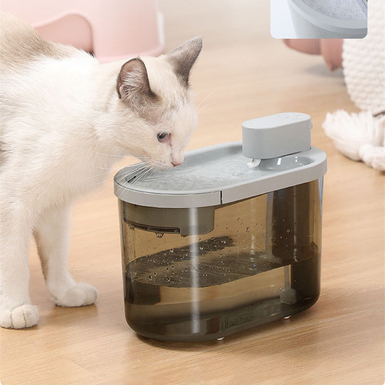 Cat Drinking Fountain with Infrared Sensor Option