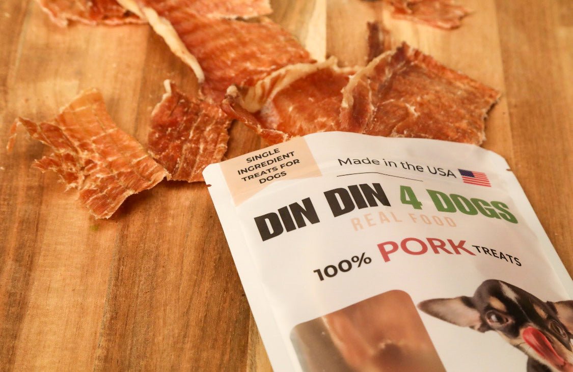 100% Pork Dog Treats, Single Ingredient, 5 oz Bag