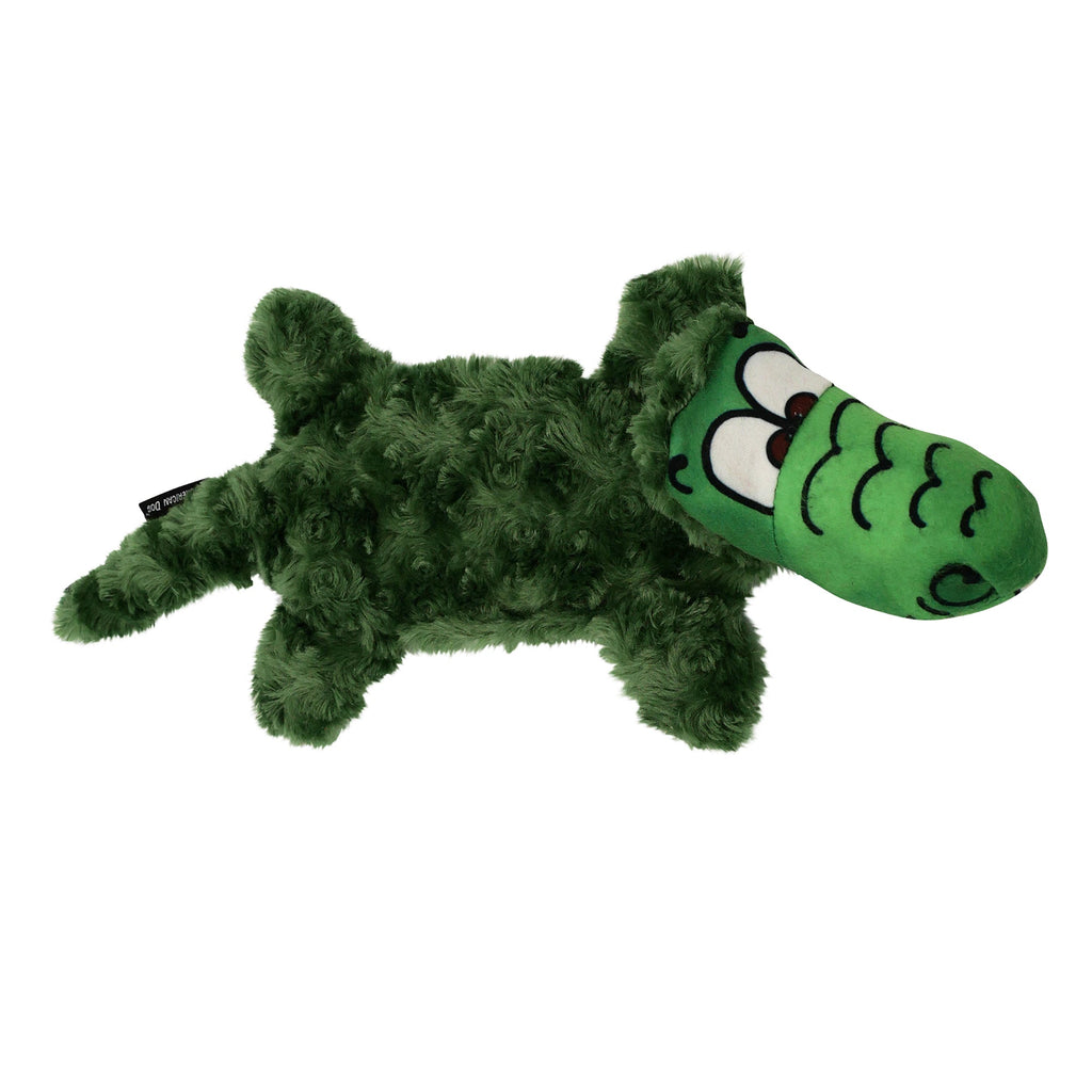 Allie Gator 17" Plush Dog Toy – Soft, Crinkle, Floats, Made in USA