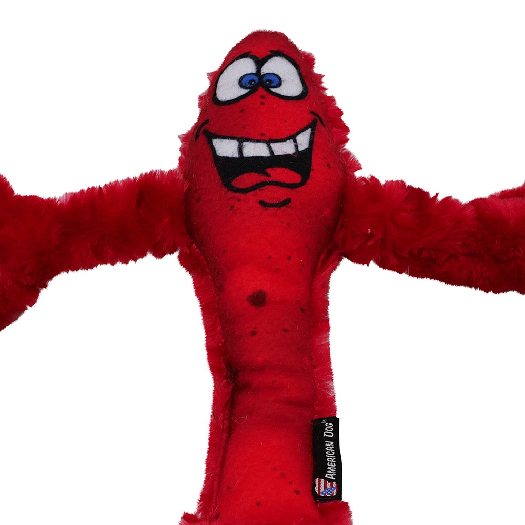 Larry the Lobster Plush Dog Toy, 17" – Made in USA