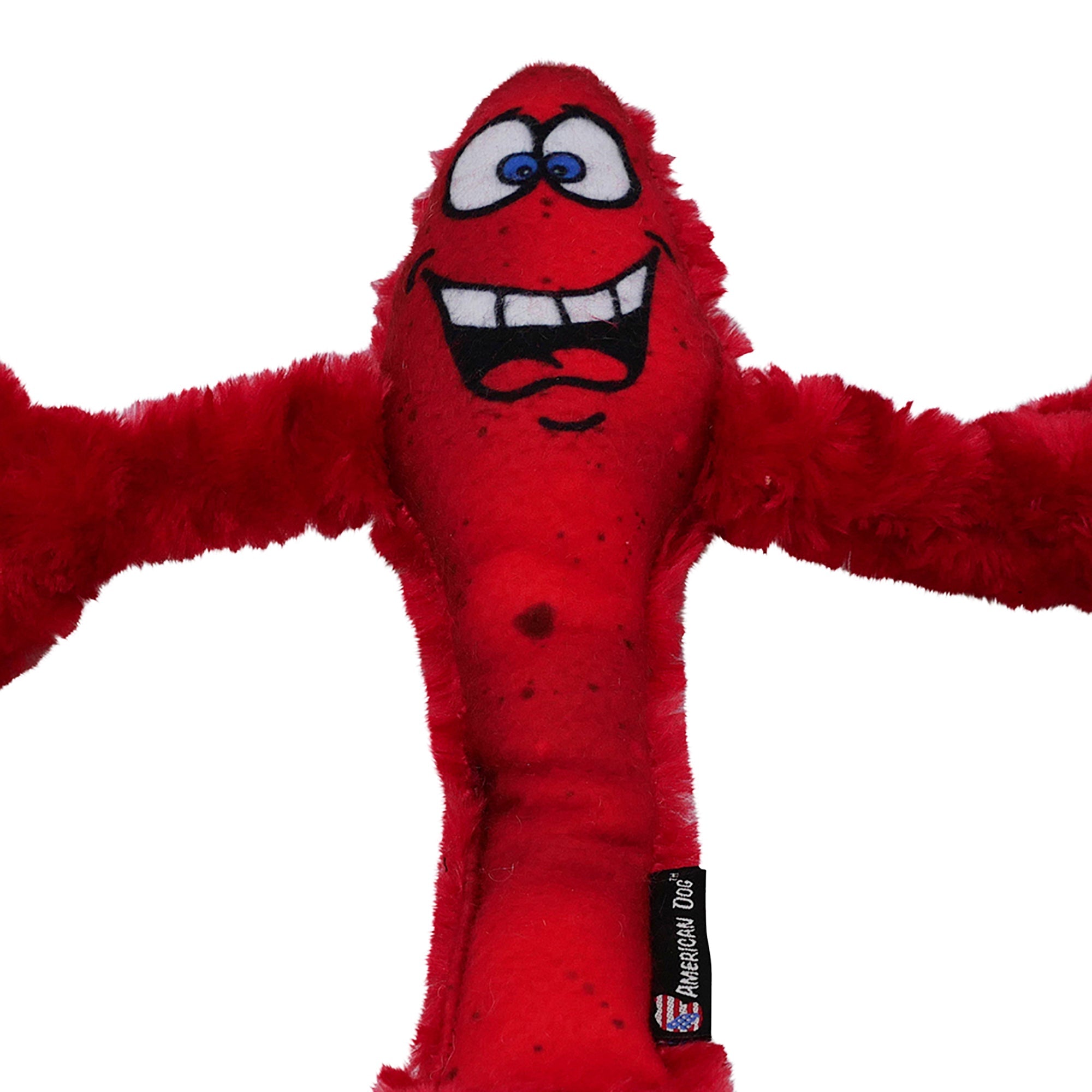 Larry the Lobster Plush Dog Toy, 17" – Made in USA