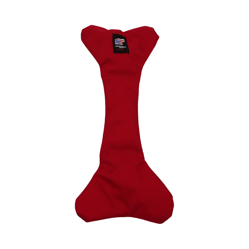 Bad To Da Bone Ballistic Nylon Bone Dog Toy – Crunchy, No Squeaker