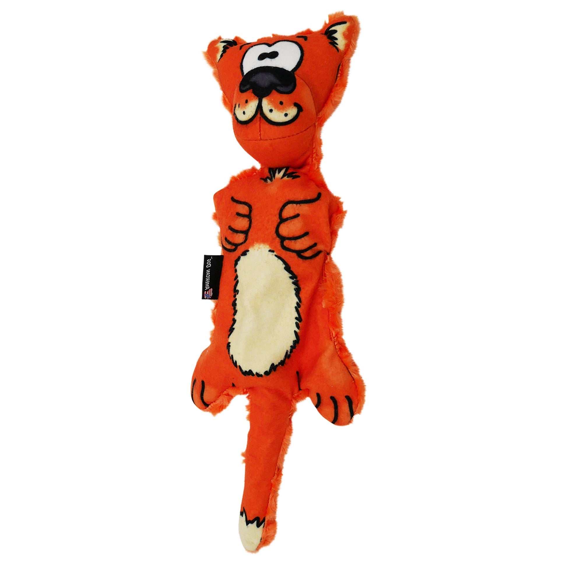 Cliff the Cat Plush Dog Toy – Soft, Crinkle, 17"