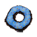 Nuggle Donut Plush Dog Toy – Soft Minky Fleece, Squeaks and Floats