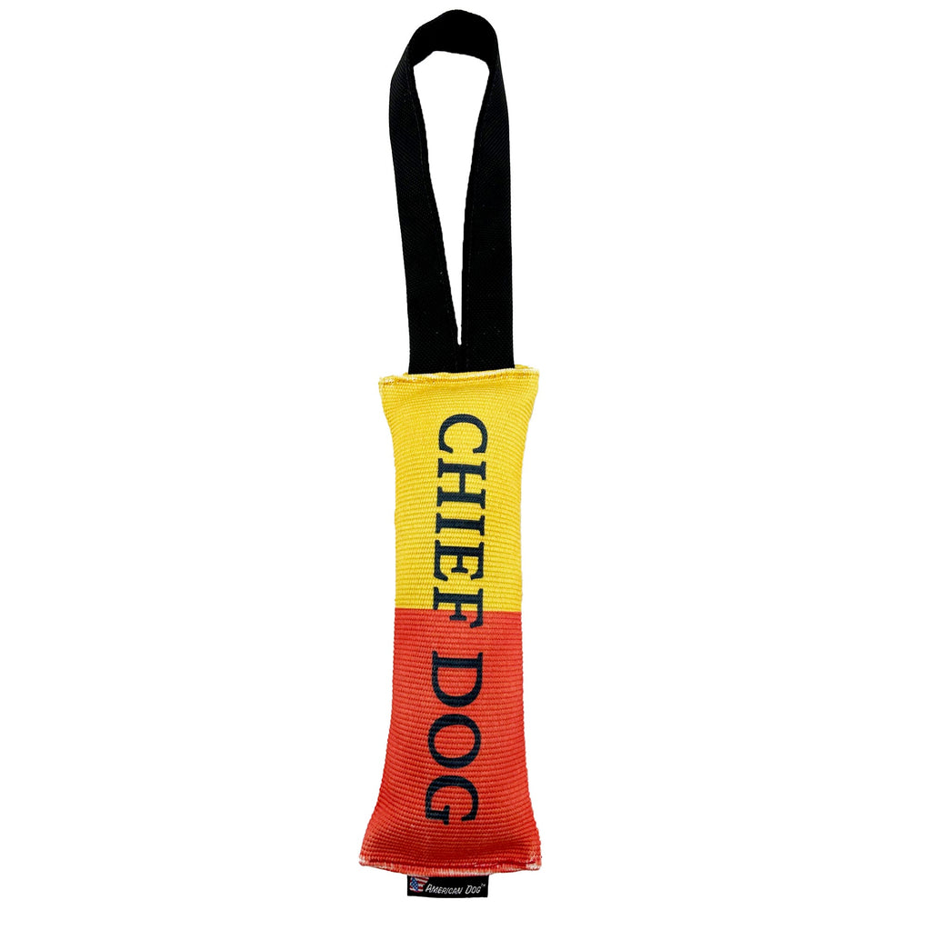 Fire Hose Dog Tug Toy with Ballistic Handle, 10"