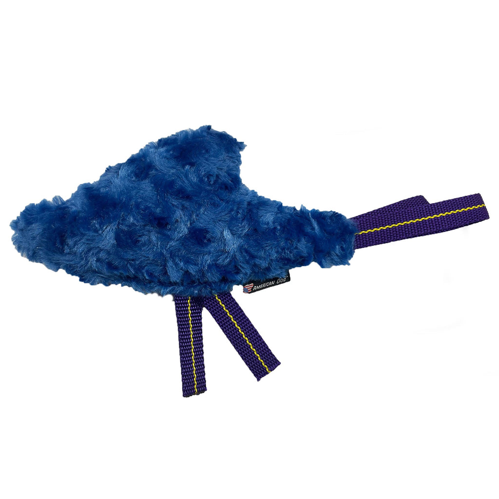Flyin' Fish Durable Fetch and Tug Dog Toy, Floats, 13"