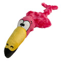 Flora the Flamingo Plush Dog Toy – Soft Minky Fleece, 17"