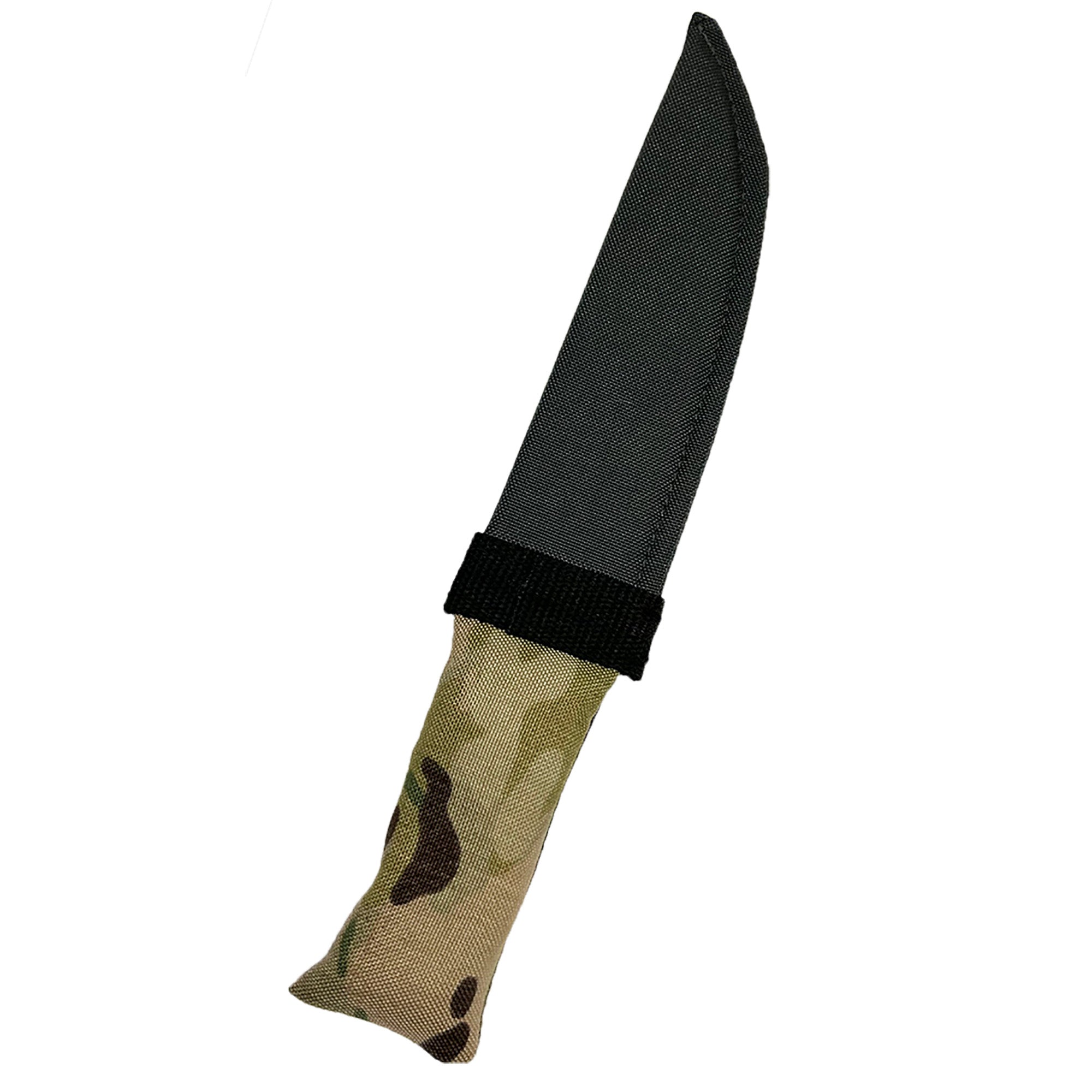 Knife-Shaped Squeaky Dog Fetch Toy, 1000D Nylon, 12"