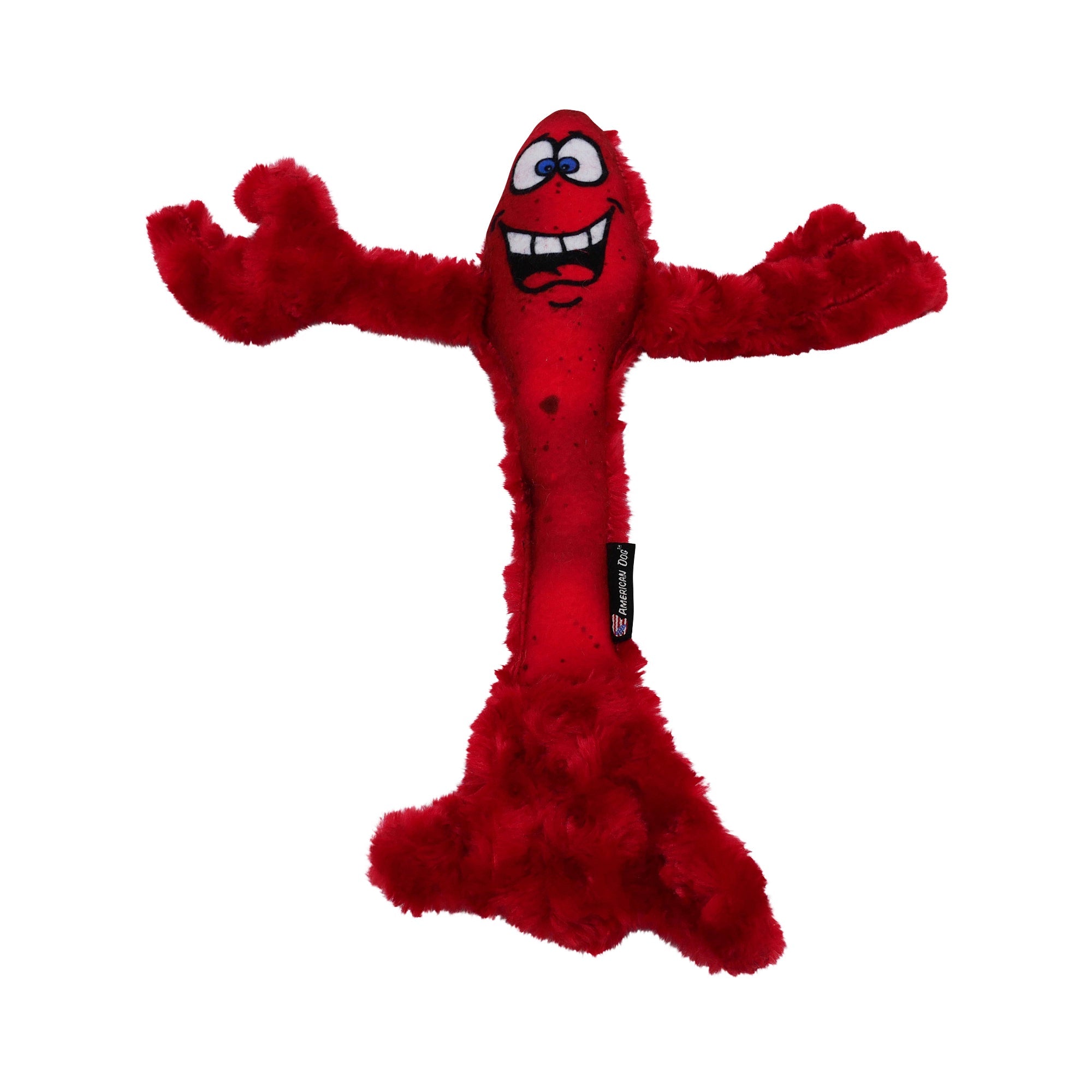 Larry the Lobster Plush Dog Toy, 17" – Made in USA
