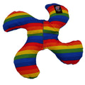 Rainbow Lucky Star Flyer Dog Fetch Toy – 1000D Nylon, 12"