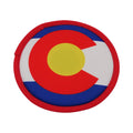 Mile High Flyer Dog Disc – 8" Colorado Design, Floats & Squeaks