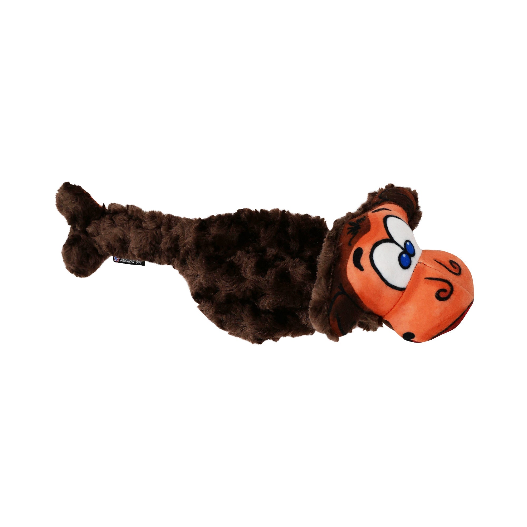 Milo the Monkey Plush Dog Toy – Soft Minky Fleece, 17"