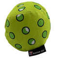 Pickle Ball Dog Toy, 4" Squeaky Fetch Ball, Green or Orange