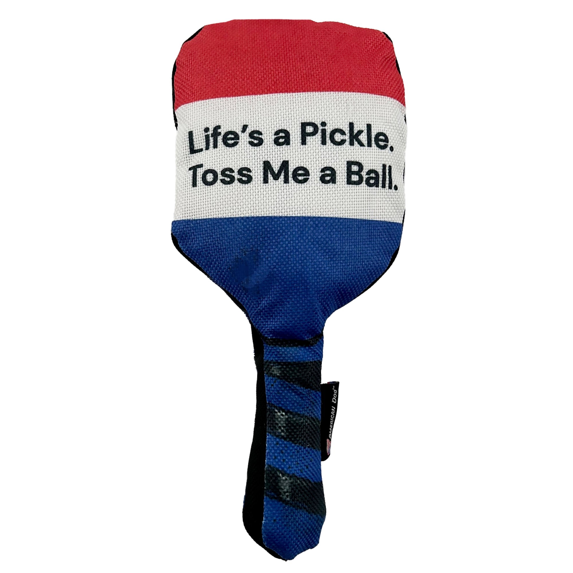 Pickle Ball Paddle Dog Toy – Durable, Floats, 11" x 5"