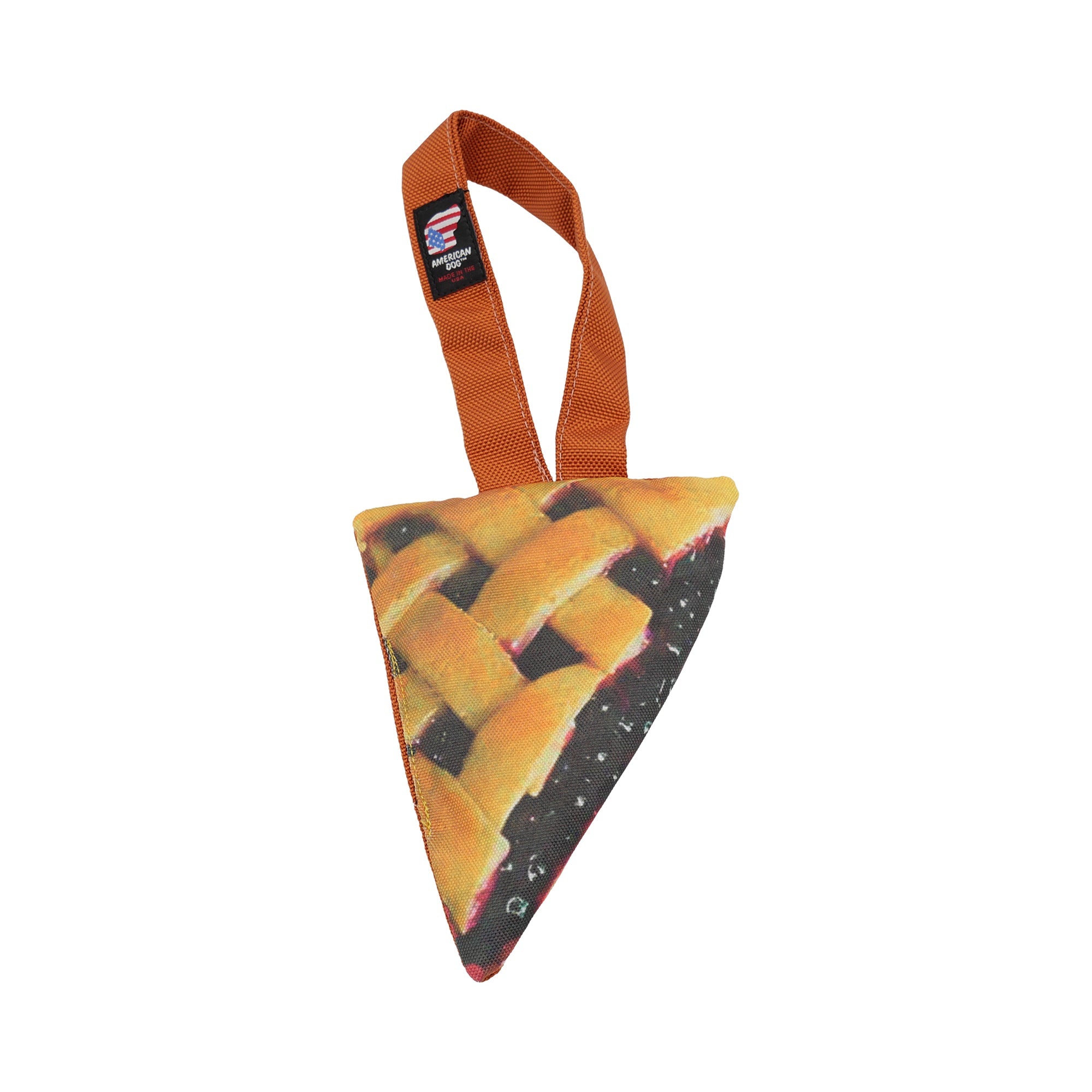 Lucky Dog Pi Tug Toy – Pie Slice Shape, Ballistic Material, 7"