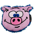 Pokey the Pig Flat Crinkly Dog Toy – 1000D Nylon & Minky Fleece