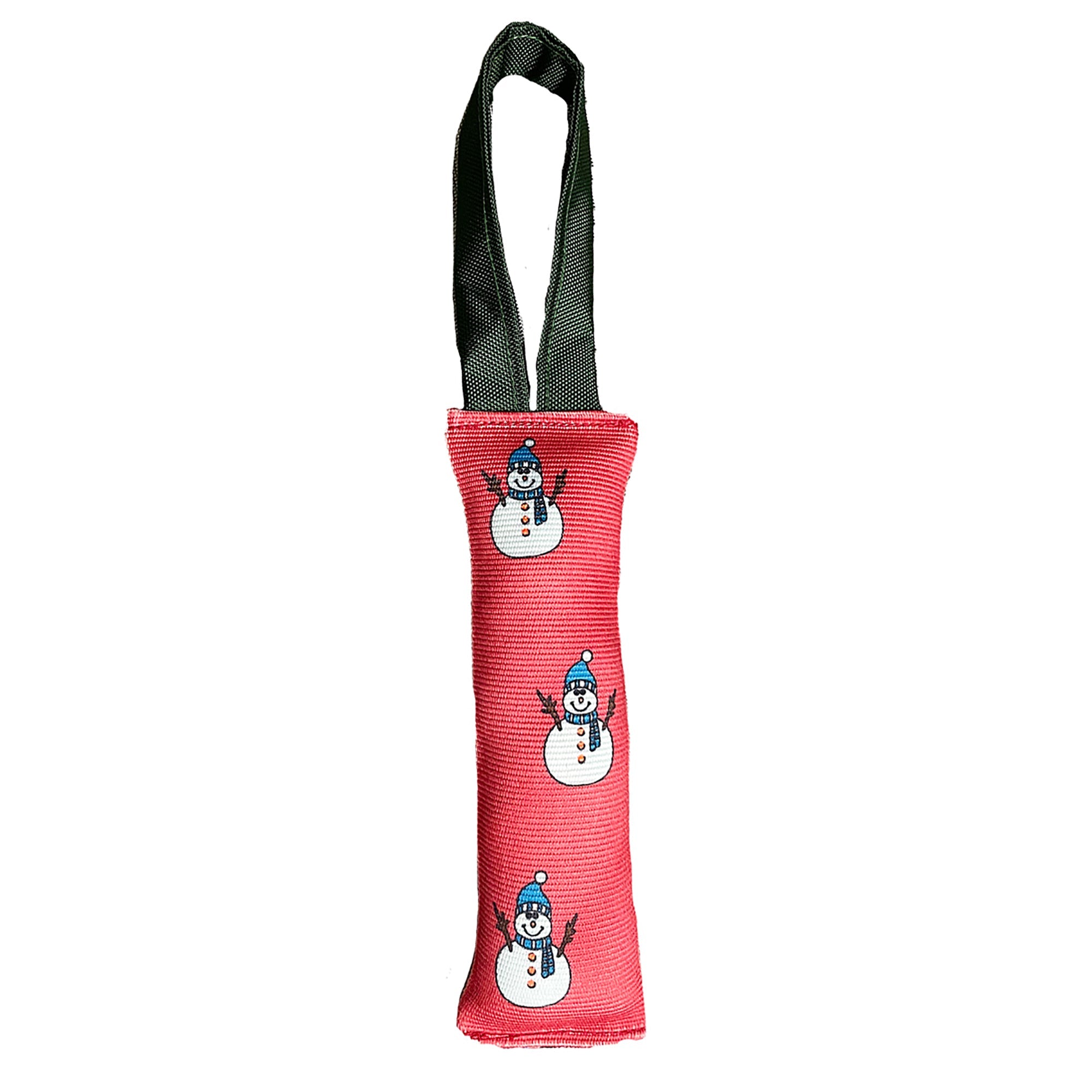Fire Hose Snowman Dog Tug Toy for Strong Chewers, 10"