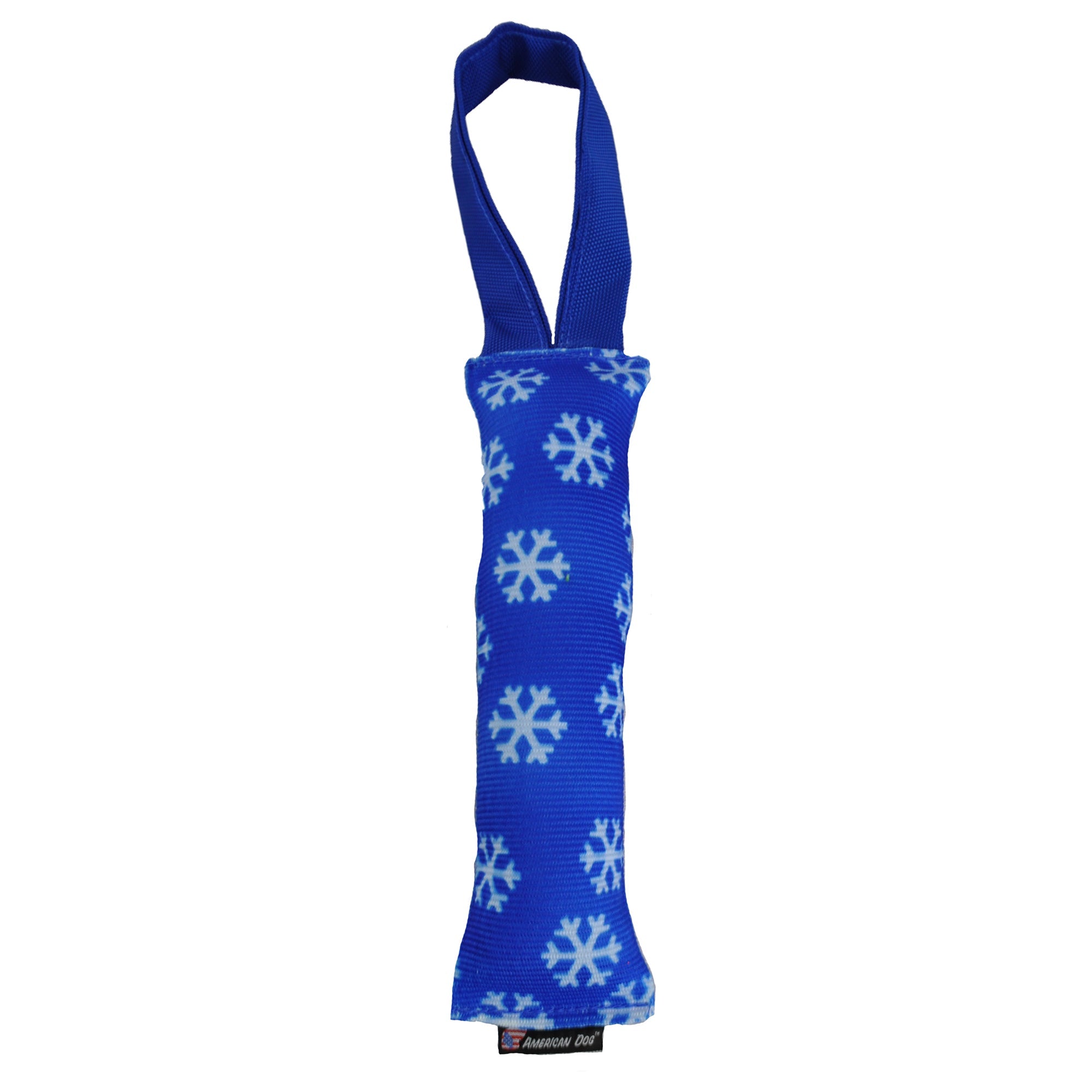 Fire Hose Snowflake Dog Tug Toy with Ballistic Handle, 10"