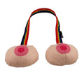 Rainbow TaTa Tug Dog Toy – Soft Fleece, Squeaks and Floats