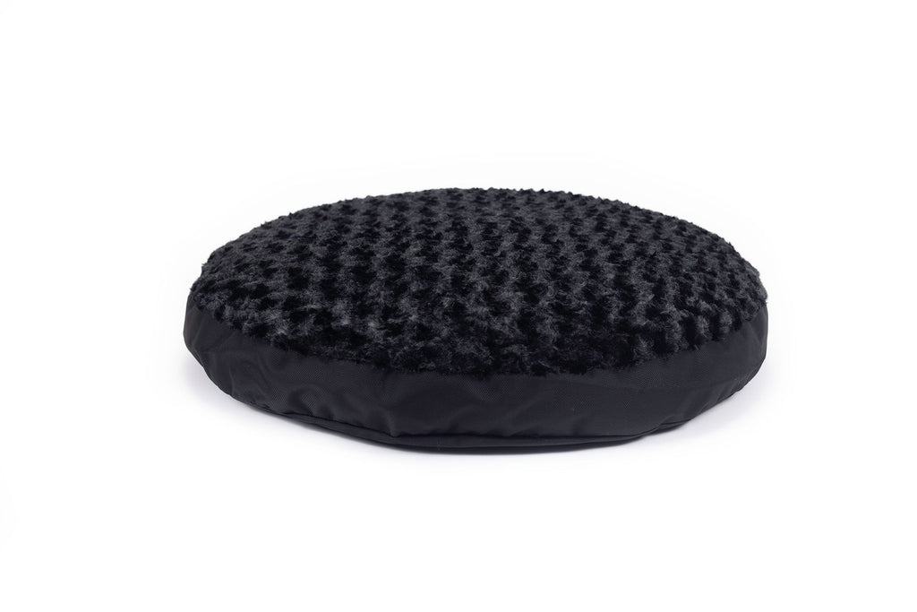 Furvana Round Orthopedic Dog Bed with Minky Fleece Cover