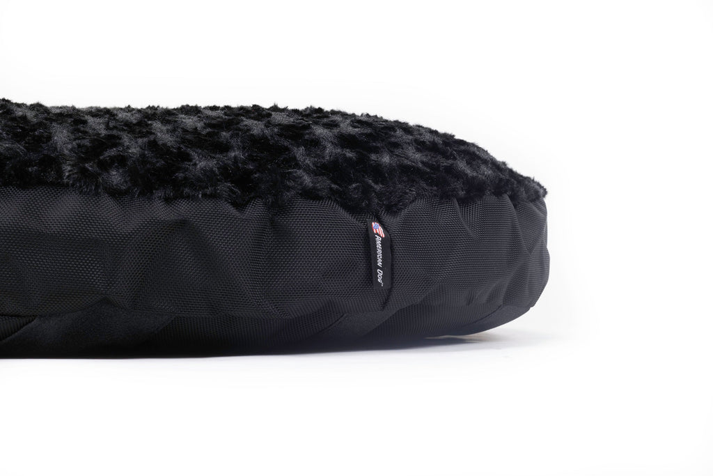 Furvana Round Orthopedic Dog Bed with Minky Fleece Cover